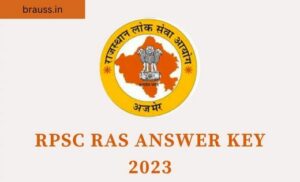 RPSC RAS answer key 2023
